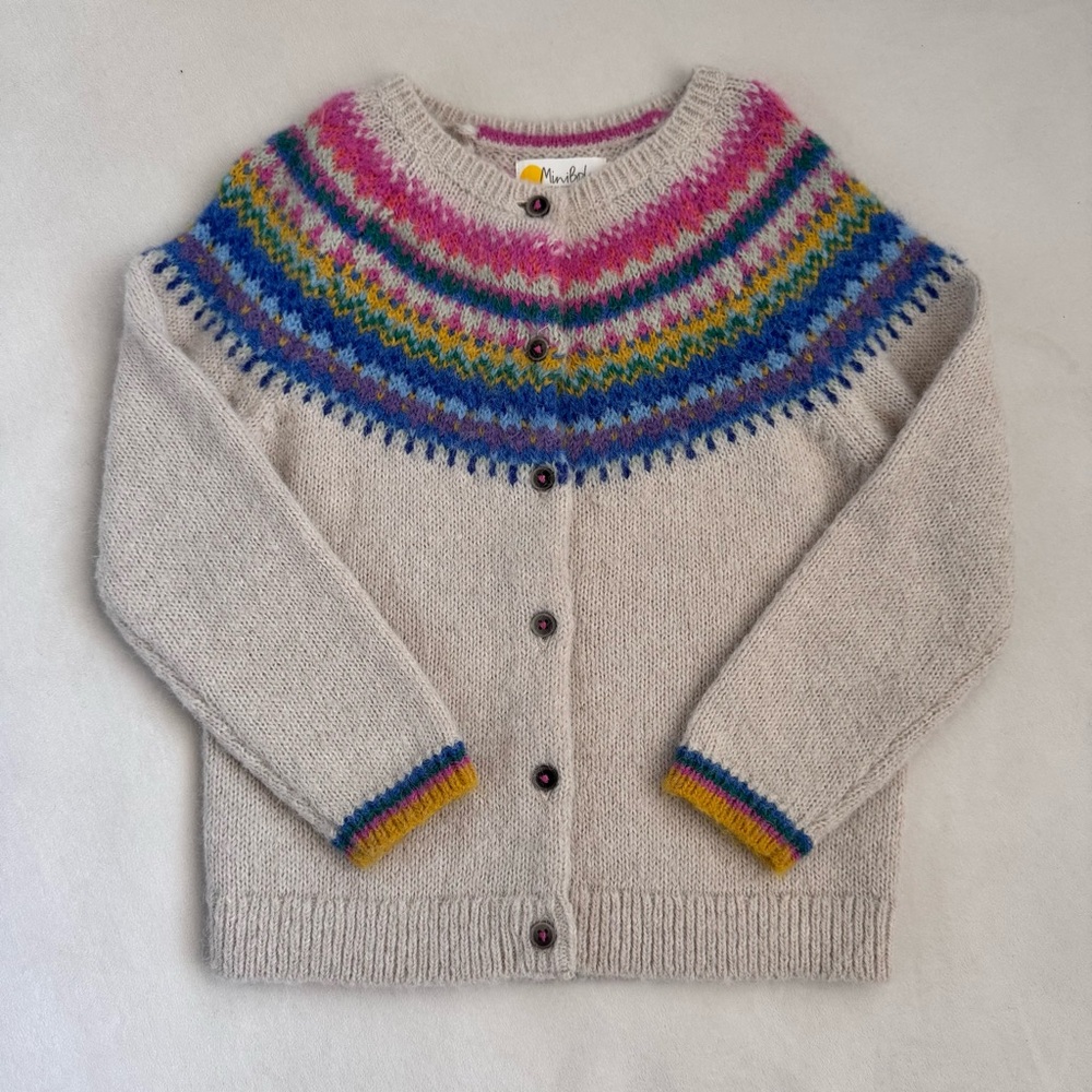 Mini Boden Fair Isle Cardigan